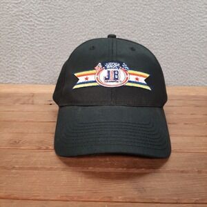 Justice Bros Racing Hat Adult Black Strapback Cap Race Car Garage Mechanic Truck